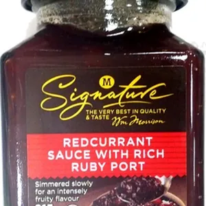 Redcurrant sauce with ruby port
