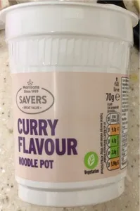 Curry flavour noodle pot