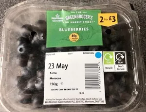 Morrisons blueberries