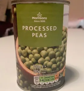Processed peas