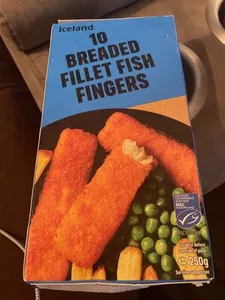 breaded fish fingers