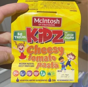 Kidz Cheesy Tomato Pasta