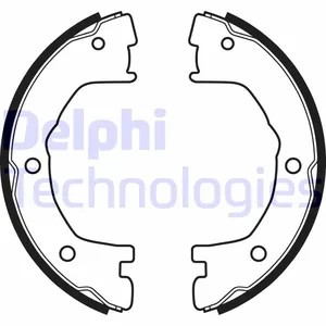 Handbromsbackar DELPHI LS1919