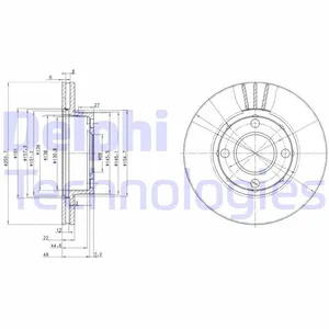 Bromsskiva DELPHI BG2668