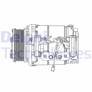 AC-kompressor DELPHI CS20492