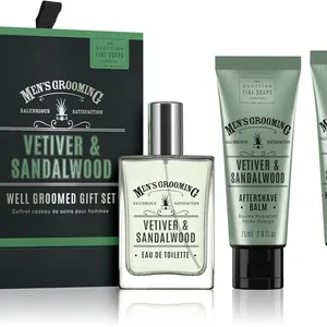 Scottish Fine Soaps Välvårdat presentset Vetiver & sandelträ presentset för män