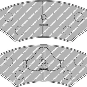 Bromsbelägg FERODO RACING FCP206H