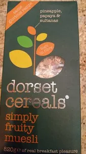 Simply Fruity Muesli pineapple, papaya & sultanas