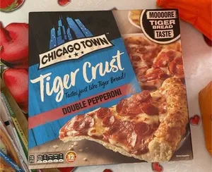 Chicago town tiger crust double pepperoni