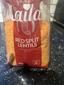 Red split lentils