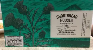 Shortbread with warming stem ginger