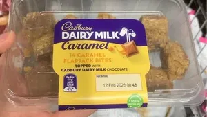 Dairy Milk Caramel Flapjack Bites
