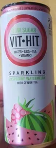Sparkling Raspberry Watermelon With Ceylon Tea
