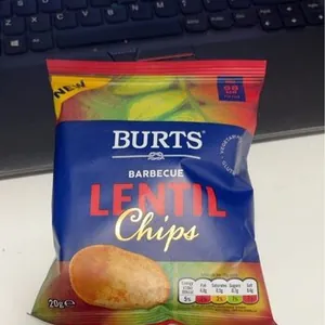 Barbecue Lentil chips