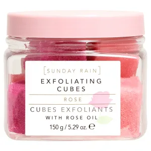 Sunday Rain Rose Exfoliating Cubes 150g