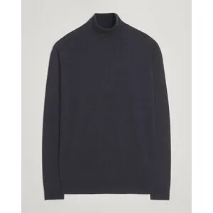 John Smedley Cherwell Extra Fine Merino Rollneck Hepburn Smoke