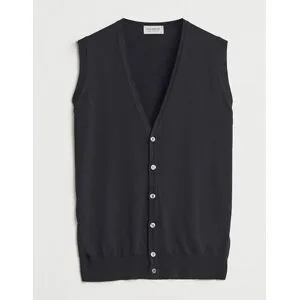 John Smedley Huntswood Slim Fit Waistcoat Black