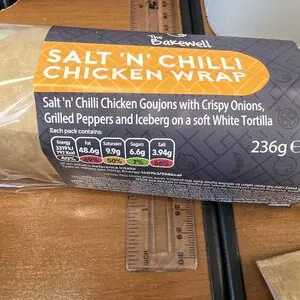 Salt 'N' Chilli Chicken Wrap