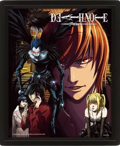 Death Note: (Connected by Fate) 3d Lenticular Poster (Framed)