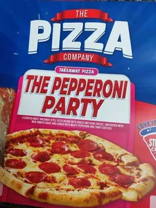 The Pizza Company pepperoni pizza stuffed crust