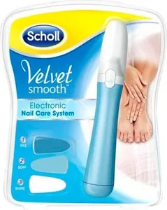 Scholl Velvet Smooth Electronic Nail Care System - Elektroniskt nagelvårdskit