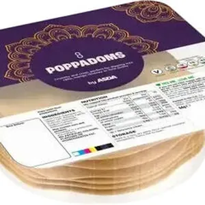 Large poppadums