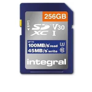 High Speed SDHC/XC V30 UHS-I U3 256GB SD-minneskort