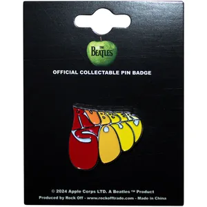 The Beatles: Pin Badge/Rubber Soul