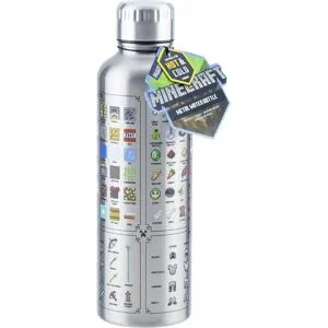 Paladone Minecraft Vattenflaska Metall - 500ml