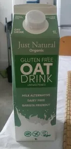 Gluten free oat drink unsweetened