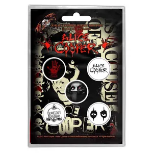 Alice Cooper: Button Badge Pack/Eyes