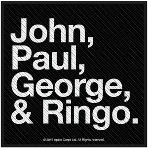 The Beatles: Standard Patch/John, Paul, George & Ringo