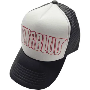 Yungblud: Unisex Mesh Back Cap/Red Logo Outline (Black)