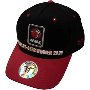 Tokyo Time: Unisex Baseball Cap/British Basketball League Play-Offs Winner 2020 (Black & Red)
