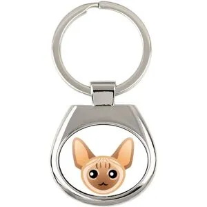 Devon Rex - keychain keychain for keys by Art-Dog brand