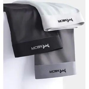 MiiOW 3st Sexiga Seamless Boxer Herr Underkläder Is Siden Grafen Antibakteriell Boxershorts Kalsonger Trosor Underware Trunks L-5XL XXL