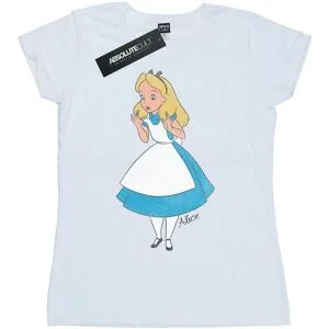 Alice In Wonderland Dam/Dam Alice T-shirt L vit
