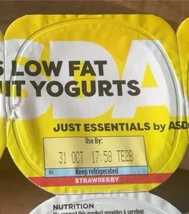Low fat yoghurts
