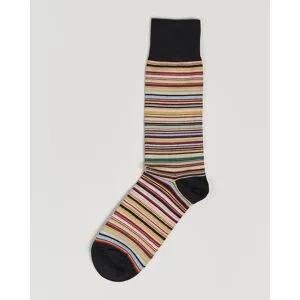 Paul Smith Mulitstripe Socks Black