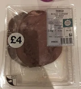 Roast topside of beef