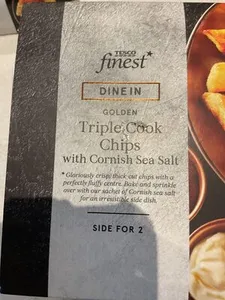 finest £8.45 TESCO finest DINE IN GOLDEN Triple Co