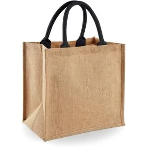 Westford Mill Jute Mini Tote Shopping Bag (14 liter)
