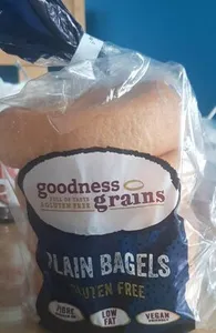 Goodness Grains Gluten Free Plain Bagels