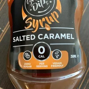 Salted caramel syrup