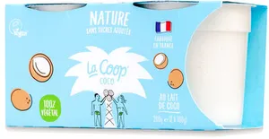 La Coop coco nature 2x100g