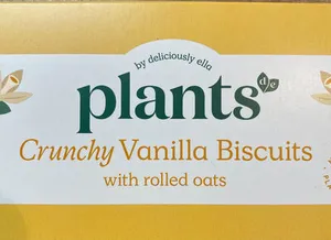crunchy vanilla biscuits