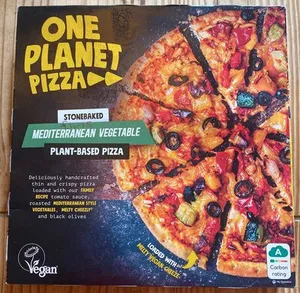 Mediterranean Vegetable Plant-based Pizza