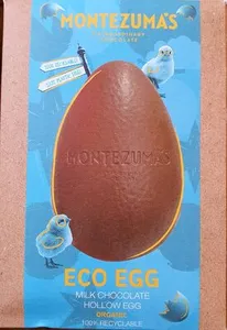 Eco Egg milk chocolate hollow egg organic
