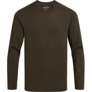 Craghoppers Men's Nosilife Abel Long Sleeved T-Shirt Woodland Green M