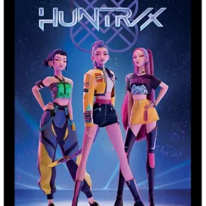 K-Pop Demon Hunters: (Huntrix) Framed Collector Print